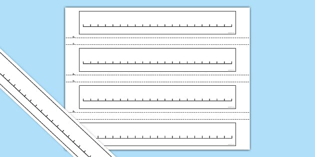 Blank Number Line to 20 | Printable Math Worksheet | Twinkl