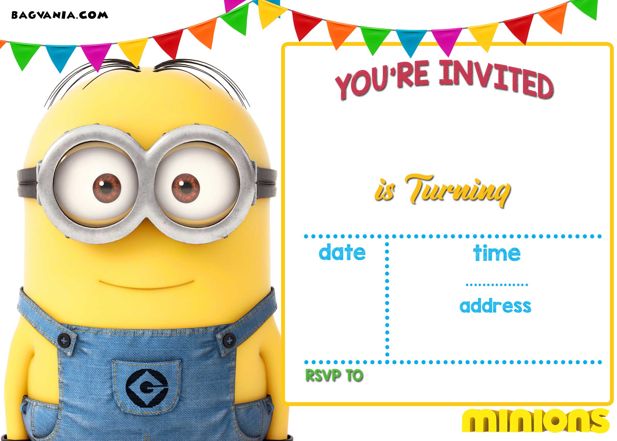 UPDATED! Bunch Of Minion Birthday Party Invitations Ideas - FREE ...