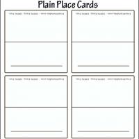 Thanksgiving Place Cards | Free Printables - Just Customize &  Print!