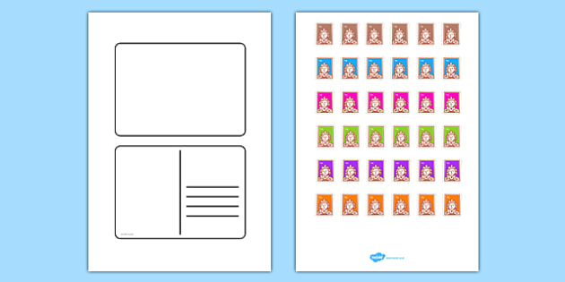 Free Postcard Templates | Writing | Primary Resources