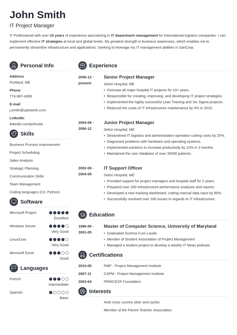 15+ Blank Resume Templates &  Forms to Fill In