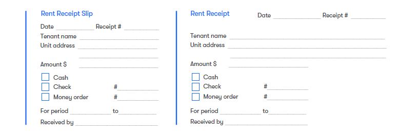 Free Rent Receipt Template | Zillow Rental Manager