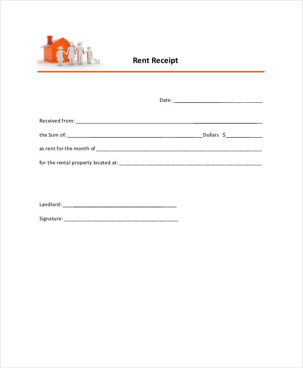 10+ Free Rent Receipt Forms - PDF, Word