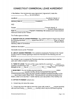 blank rental lease agreement ct