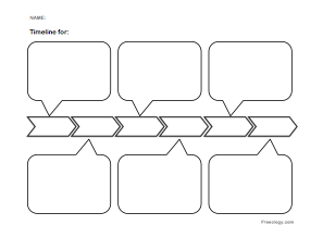 Blank Timeline - Freeology