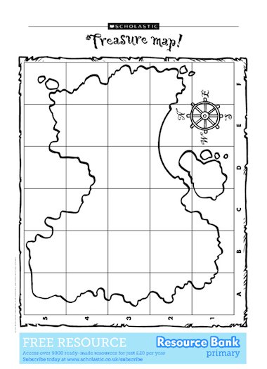 Treasure map! - FREE Primary KS1 teaching resource - Scholastic
