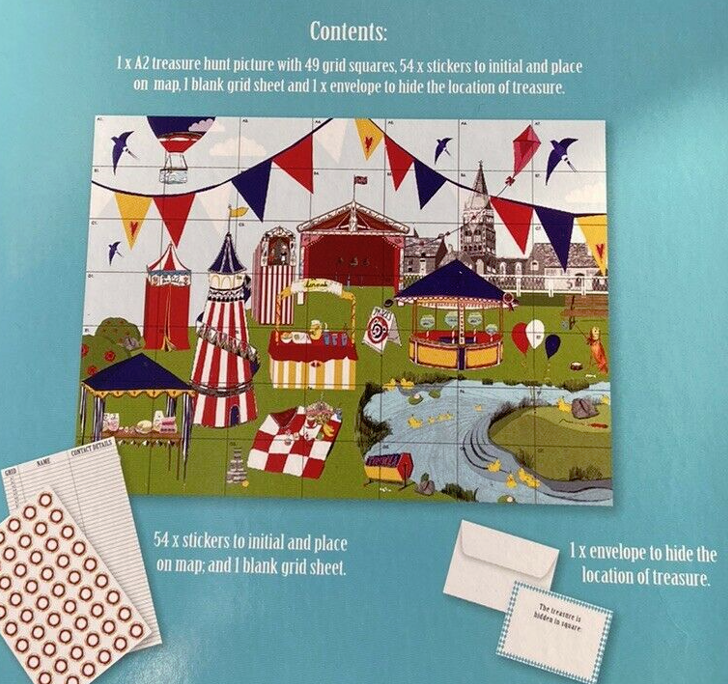Village Fete Treasure Map Game - Fete and Party Games Hire