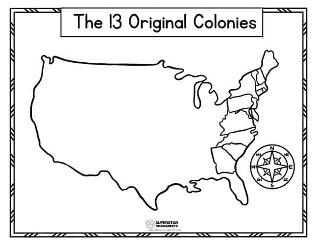 USA Map Worksheets -Worksheets Library