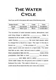 The Water Cycle Worksheet For Kids, 59% OFF