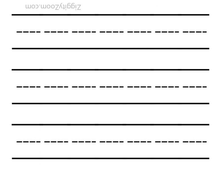 Blank Writing Template Worksheet -