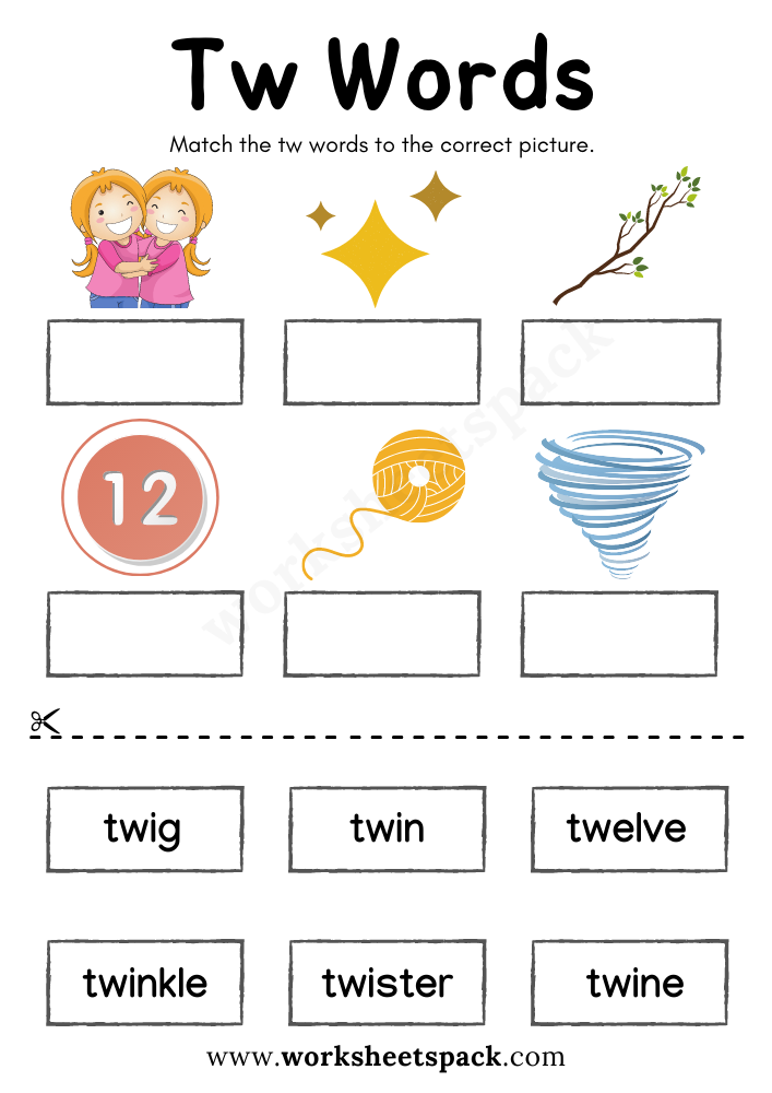 blend worksheet kindergarten