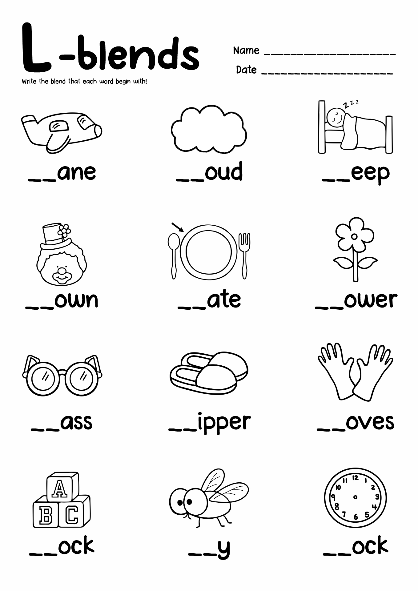 14 Blending Words Worksheets For Kindergarten - Free PDF at ...