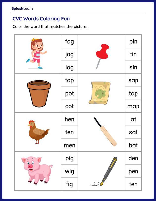 blending-worksheets-for-kids-online-splashlearn-worksheets-library for Blending Cvc Words Free Printables Blending Worksheets for Kids Online - SplashLearn - Worksheets Library for Blending Cvc Words Free Printables