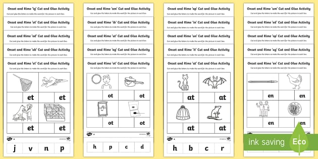 onset-and-rime-cut-and-glue-activity-pack-teacher-made-worksheets-library for Free Printable Onset And Rime Worksheets Onset and Rime Cut and Glue Activity Pack (teacher made) - Worksheets Library for Free Printable Onset And Rime Worksheets