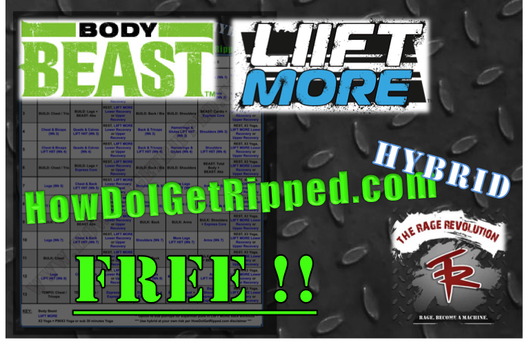 FREE Body Beast LIIFT MORE Hybrid! | How Do I Get Ripped?
