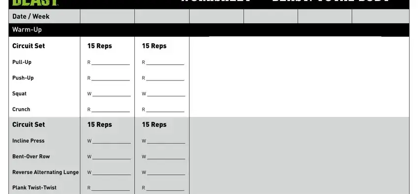 Body Beast Workout Sheet ≡ Fill Out Printable PDF Forms, 50% OFF