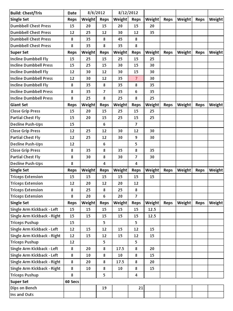 Body Beast Workout Sheets | Download Free PDF | Weight Training ...