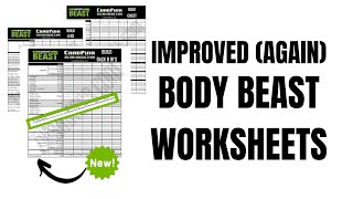 Improved Body Beast Worksheets