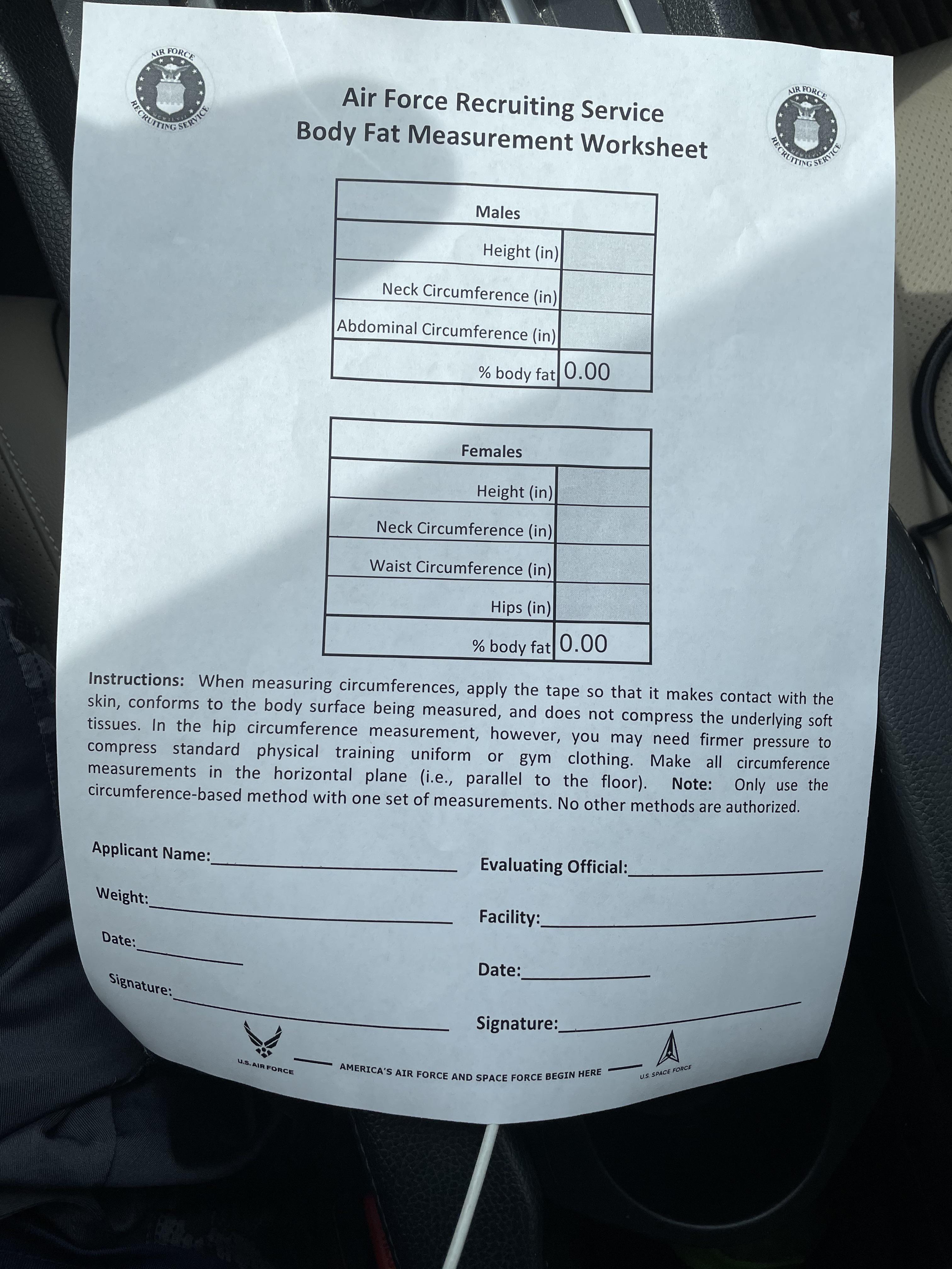 Does any recruiter have any info regarding how the BFM worksheet ...