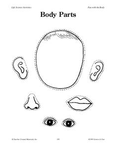 Body Parts Worksheets Reviewed by Teachers