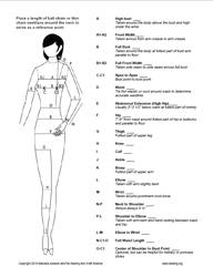 body measurement worksheet