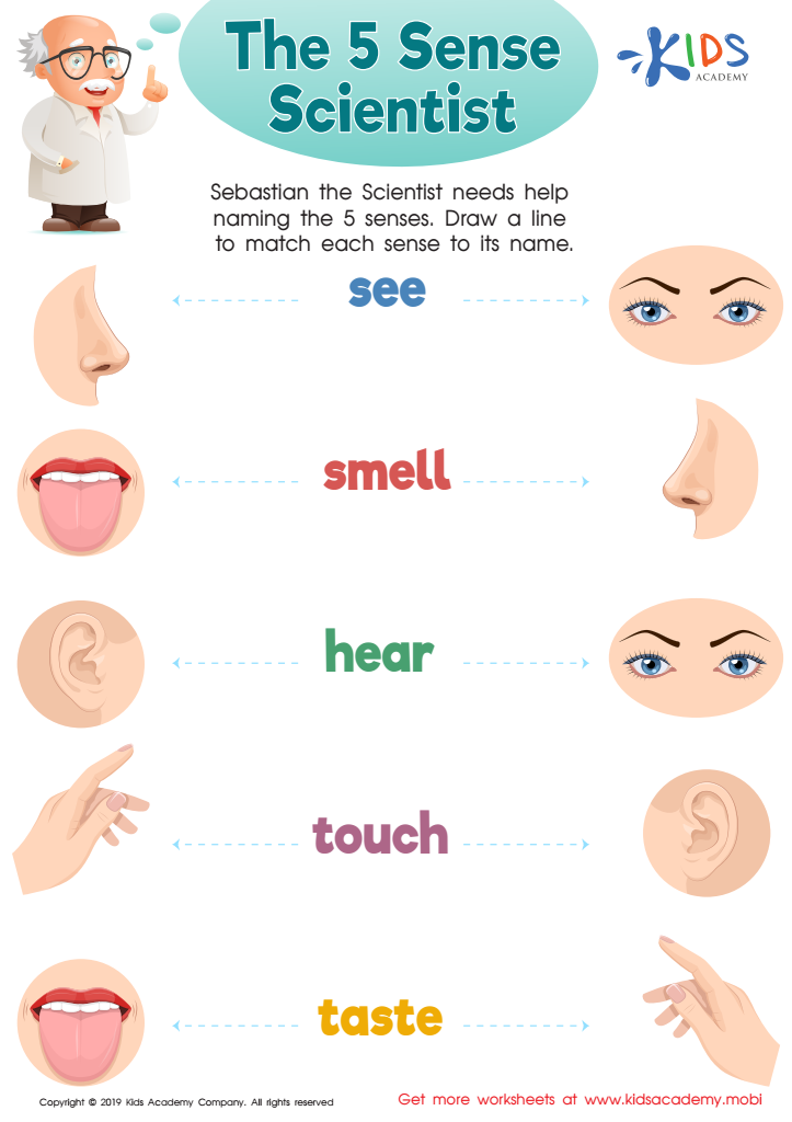 body parts worksheet kindergarten