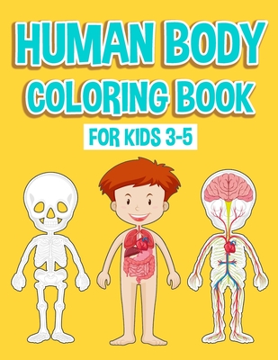 human body coloring book for kids: human body activity book for ...