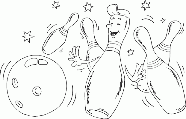 bowling pins coloring page - coloring.com