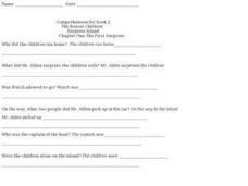 boxcar children worksheet