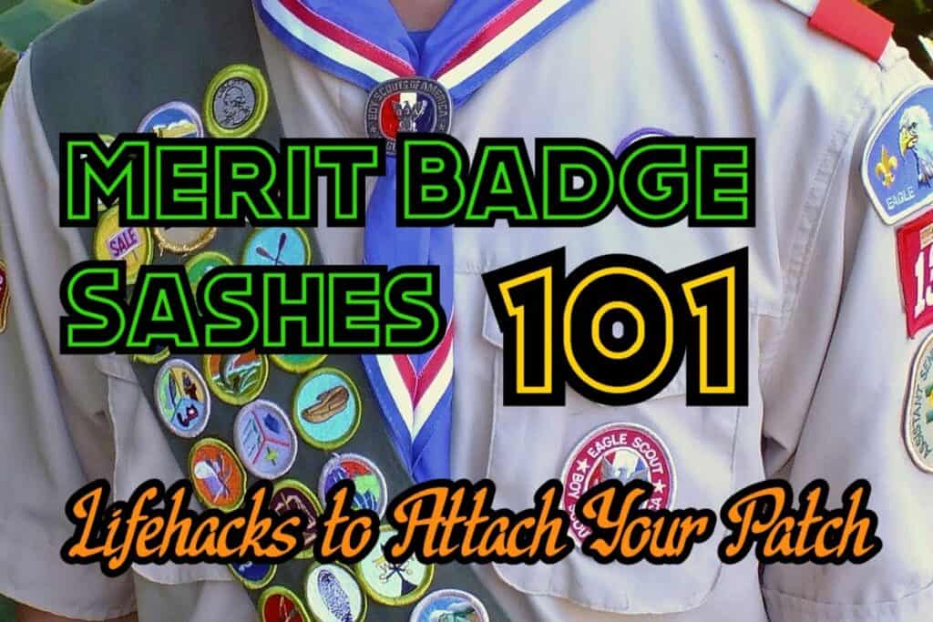 Merit Badge Sash Hacks 4 Quick and Easy Ways to Attach a Patch
