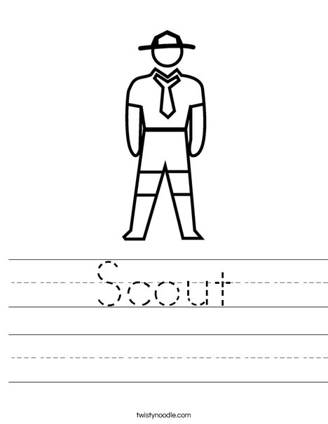 Scout Worksheet - Twisty Noodle