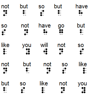 Braille Homework Sheets - Paths to Literacy