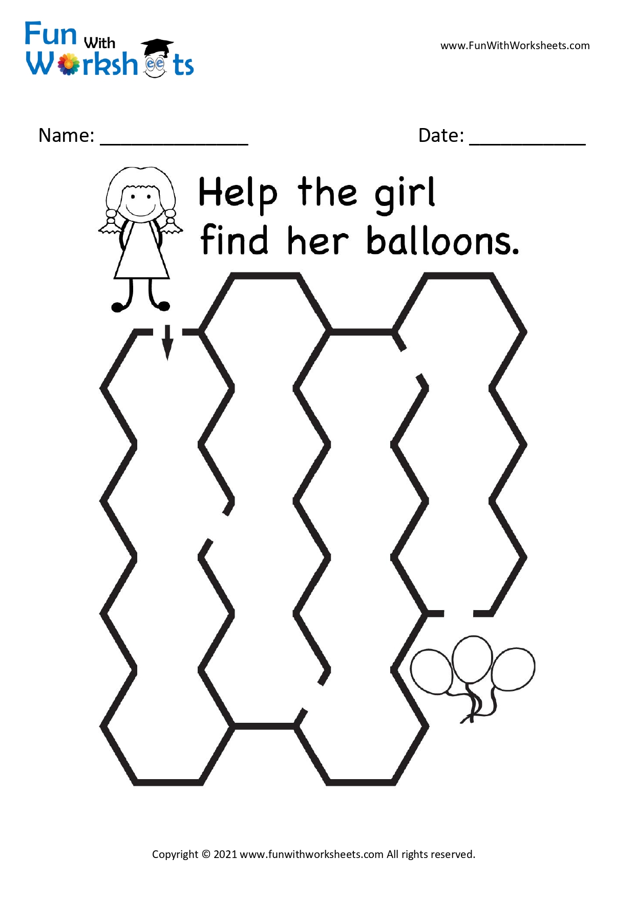 Free Printable Worksheets -Maze Brain Teasers Archives - Page 2 of ...