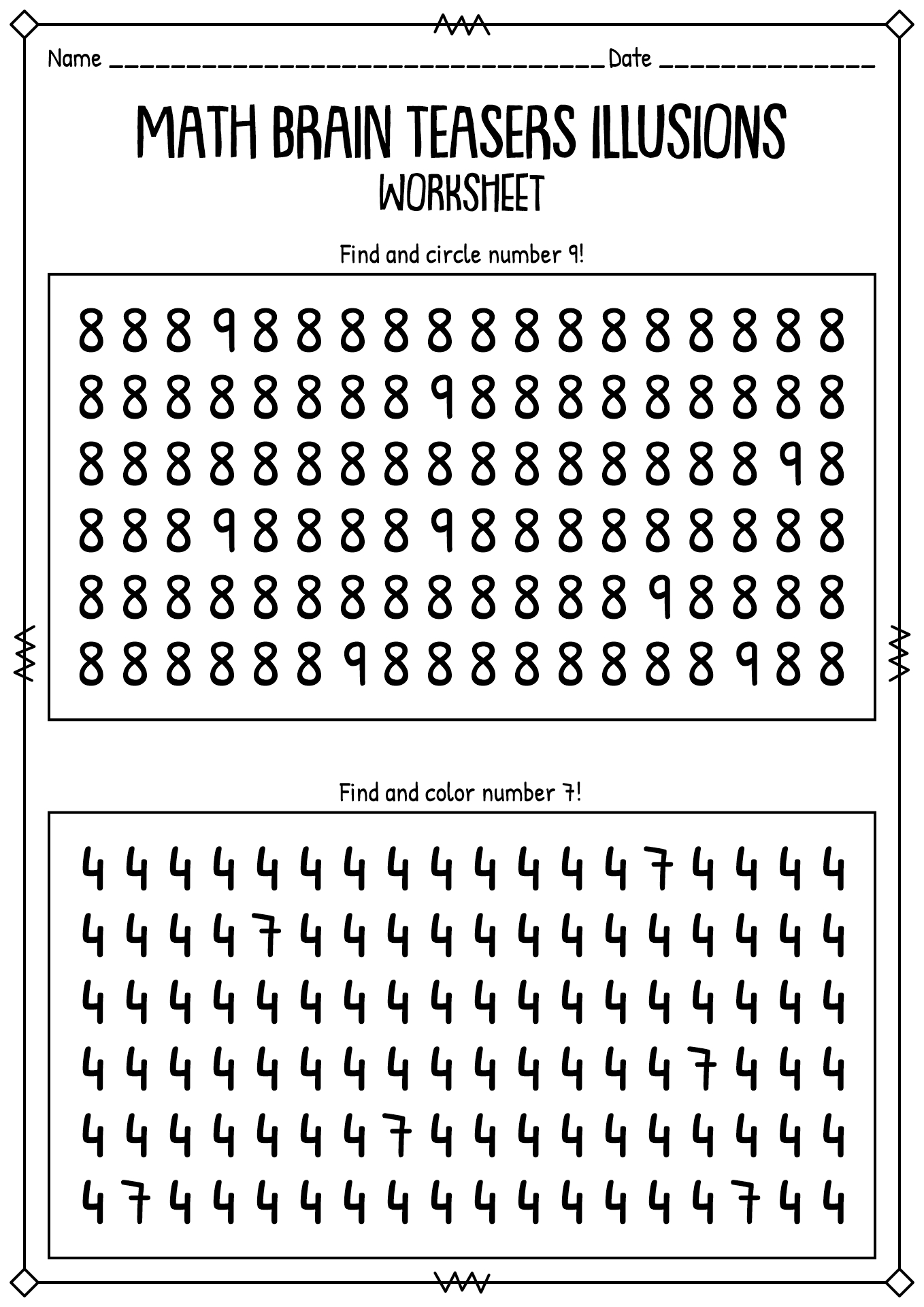 18 Brain Teasers Worksheets - Free PDF at worksheeto.com