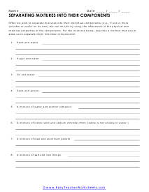 branches of chemistry worksheet