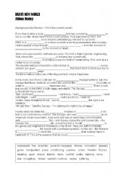 brave new world worksheet