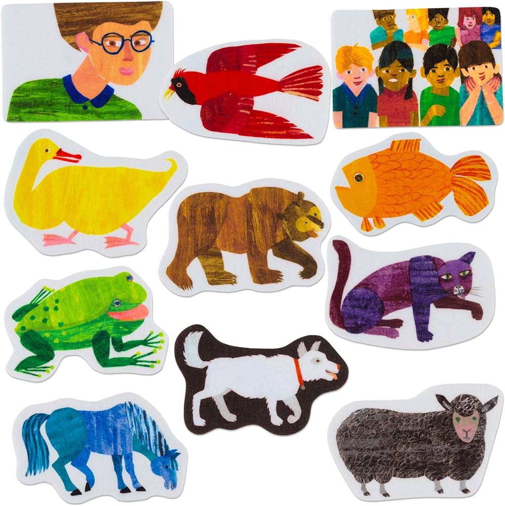 Amazon.com: Little Folk Visuals Brown Bear, Brown Bear, What do ...