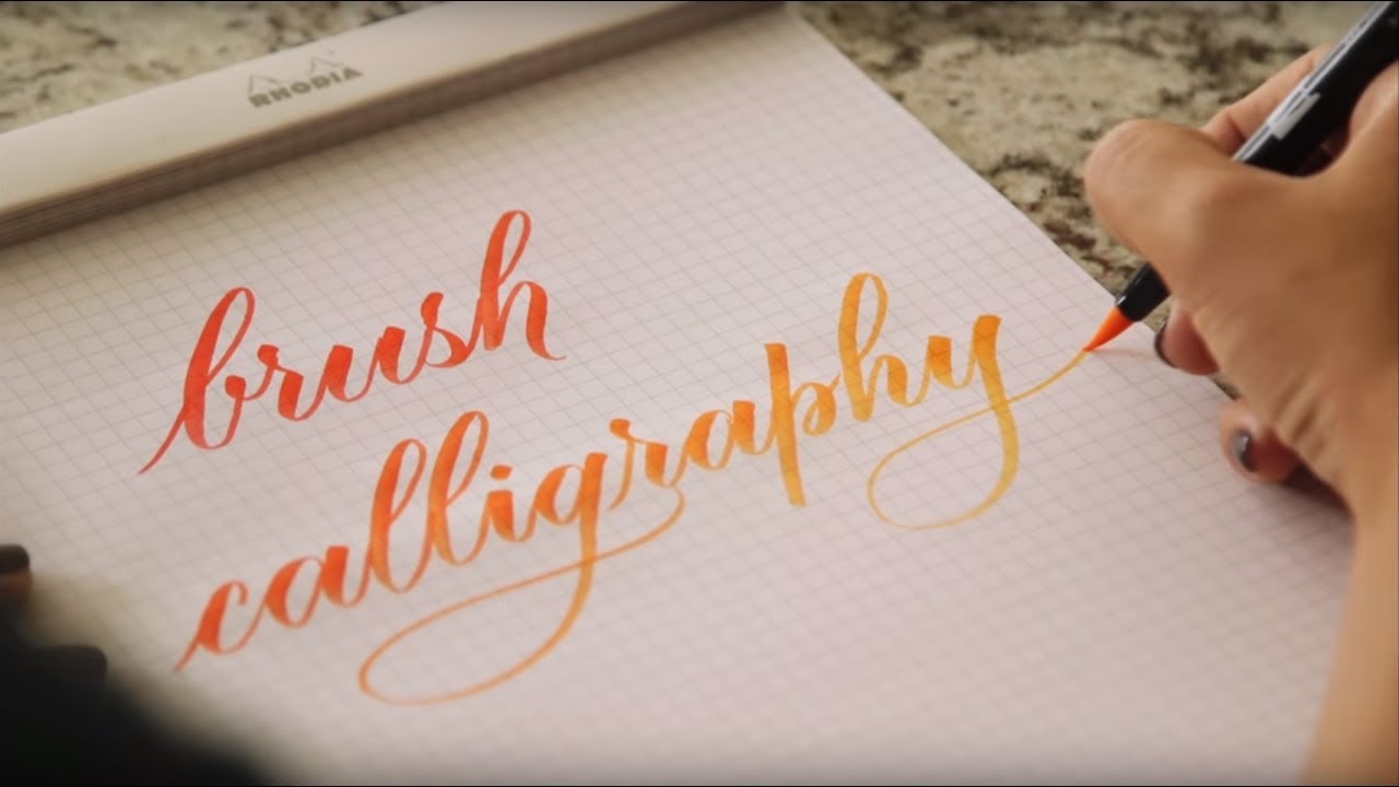 brush calligraphy