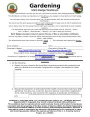 bsa camping merit badge worksheet