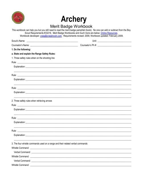 bsa merrit badges workbooks