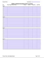 bsa personal fitness merit badge worksheet