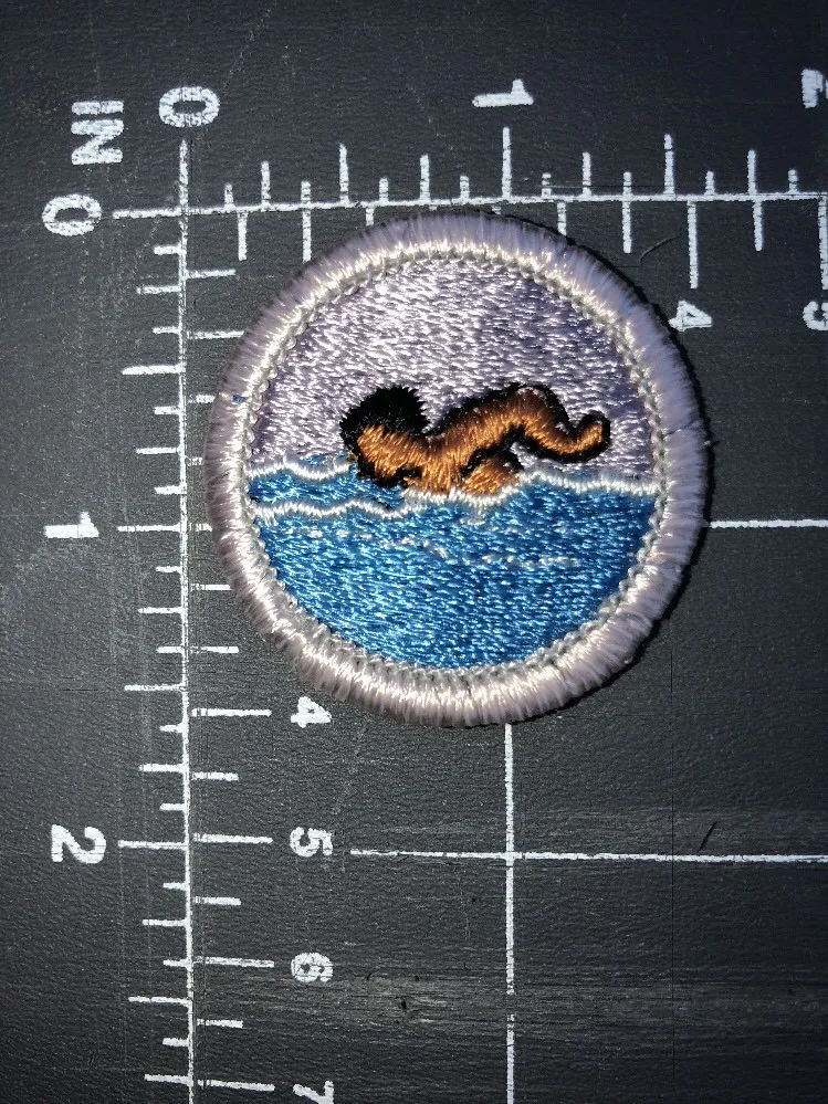 Vintage Boy Scouts of America BSA Swimming Merit Badge Patch Required Vintage Boy Scouts of America BSA Swimming Merit Badge Patch Required