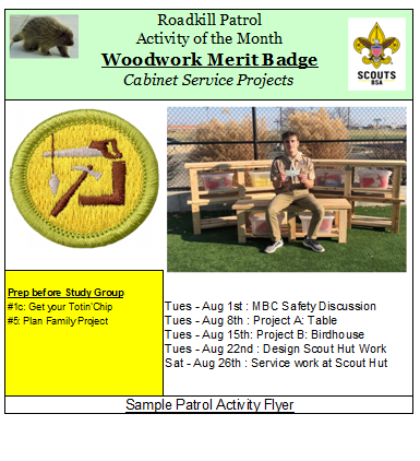 bsa woodworking merit badge