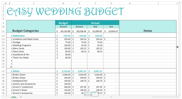 budget worksheet for couples