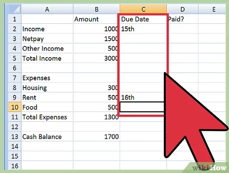 How to Create a Budget Spreadsheet (with Pictures) - wikiHow