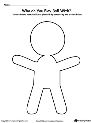 build a friend worksheet