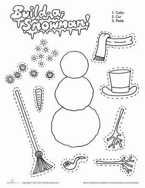 Build a Snowman | Worksheet 