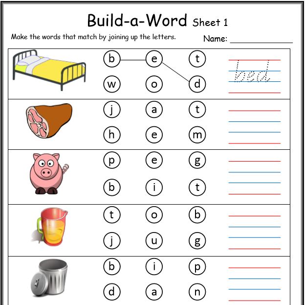 CVC Worksheets Printable Work Sheets • KeepKidsReading