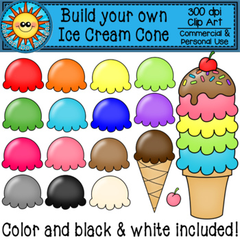 build an ice cream cone printable