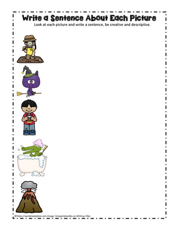 Build a Sentence Worksheet Worksheets